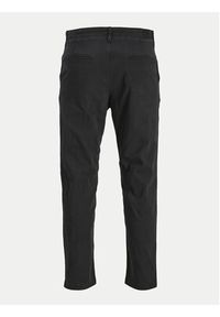 Jack & Jones - Jack&Jones Chinosy Harlow 12242188 Czarny Tapered Fit. Kolor: czarny. Materiał: bawełna