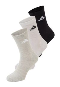 adidas Performance Skarpety w 3-paku Mężczyźni Bawełna biały|czarny|szary, M. Kolor: szary, biały, wielokolorowy, czarny. Materiał: bawełna #1