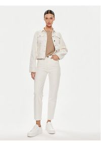 Vila Kurtka jeansowa Birkina 14097180 Biały Regular Fit. Kolor: biały. Materiał: bawełna #4