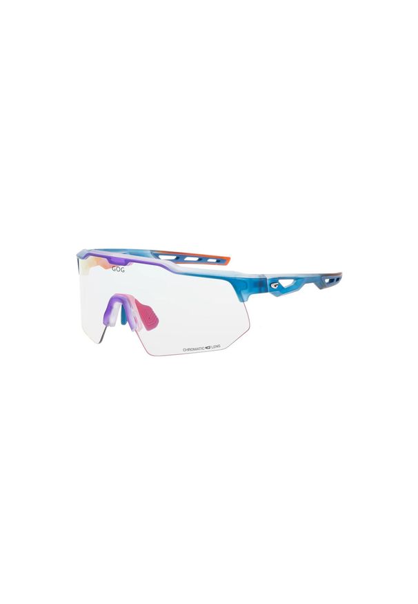 Okulary rowerowe fotochromowe GOG Loki - matt cristal blue/red. Kolor: niebieski. Sport: turystyka piesza