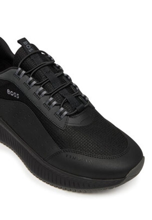 BOSS Sneakersy Ttnm Evo 50552894 Czarny. Kolor: czarny. Materiał: materiał