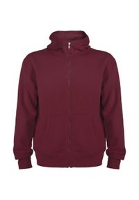 ROLY - Męska Bluza Z Kapturem Montblanc Full Zip. Typ kołnierza: kaptur. Kolor: czerwony #1