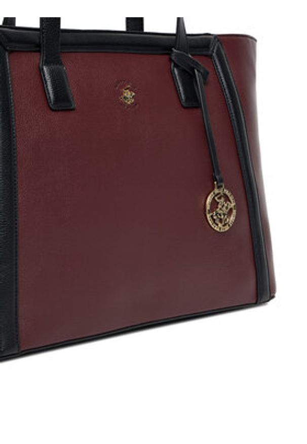 Beverly Hills Polo Club Torebka C-BHPC-L-007-08 Bordowy. Kolor: czerwony