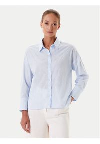 Tatuum Koszula Ines T2501.079 Błękitny Regular Fit. Kolor: niebieski. Materiał: bawełna
