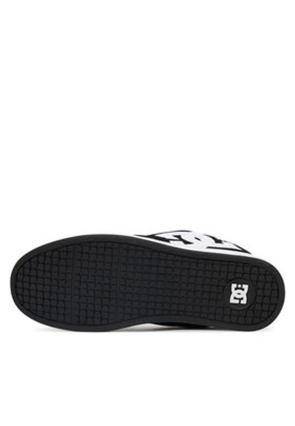 DC Shoes Sneakersy NET 302361-BLW Czarny. Kolor: czarny. Materiał: materiał
