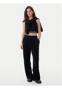 Karl Lagerfeld - KARL LAGERFELD Spodnie dresowe B1W10022 Czarny Regular Fit. Kolor: czarny. Materiał: syntetyk #5