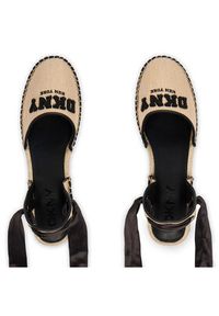 DKNY Espadryle Madelise K2612113 Brązowy. Kolor: brązowy. Materiał: materiał #5