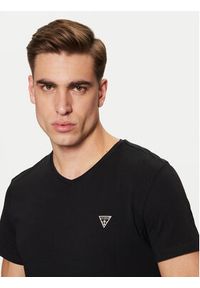 Guess T-Shirt U97M01 KCD31 Czarny Slim Fit. Kolor: czarny. Materiał: bawełna #3