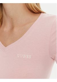 Guess T-Shirt O5RI02 KBBU1 Różowy Regular Fit. Kolor: różowy. Materiał: bawełna #6