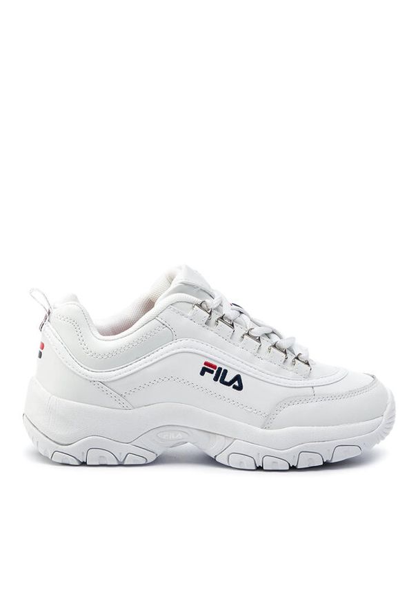 Fila Sneakersy Strada Low Wmn 1010560.1FG Biały. Kolor: biały. Materiał: skóra