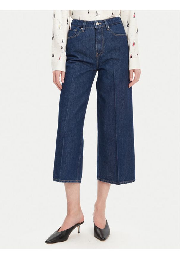 TOMMY HILFIGER - Tommy Hilfiger Jeansy WW0WW44360 Niebieski Wide Leg. Kolor: niebieski