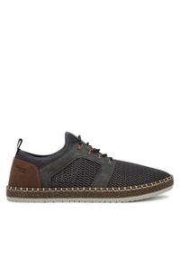 Rieker Półbuty B5252-45 Szary. Kolor: szary. Materiał: materiał