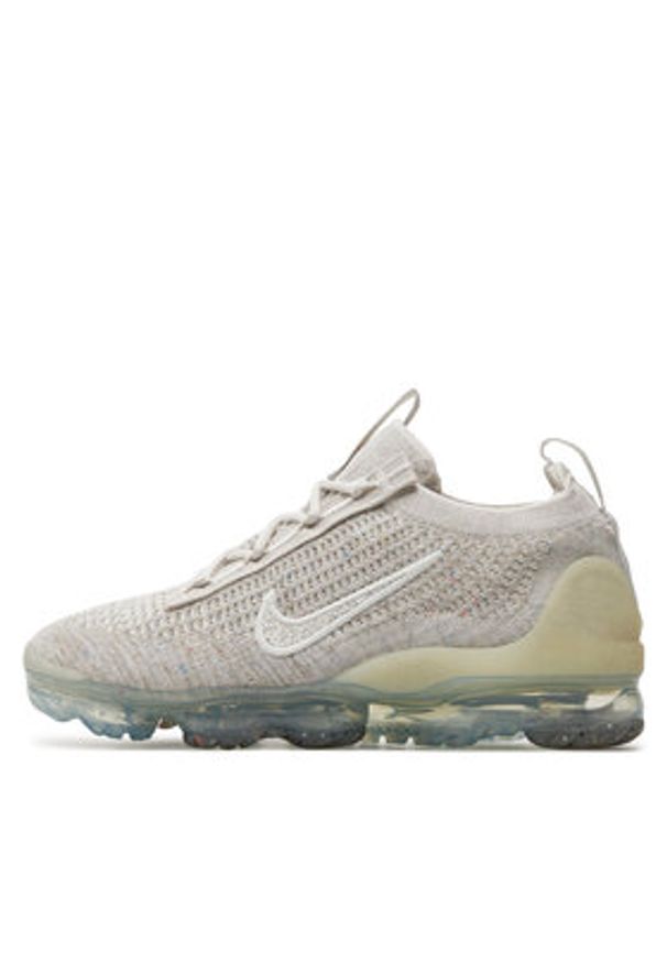 Nike Sneakersy W Air Vapormax 2021 Fk DJ9975 001 Beżowy. Kolor: beżowy. Materiał: mesh, materiał