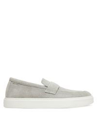 Calvin Klein Półbuty Moccasin Sue Unlined HM0HM01819 Szary. Kolor: szary. Materiał: zamsz, skóra