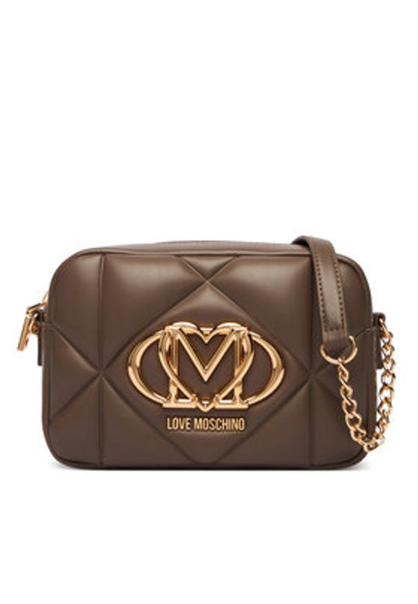 Love Moschino - LOVE MOSCHINO Torebka JC4038PP1OLC0203 Brązowy. Kolor: brązowy. Materiał: skórzane