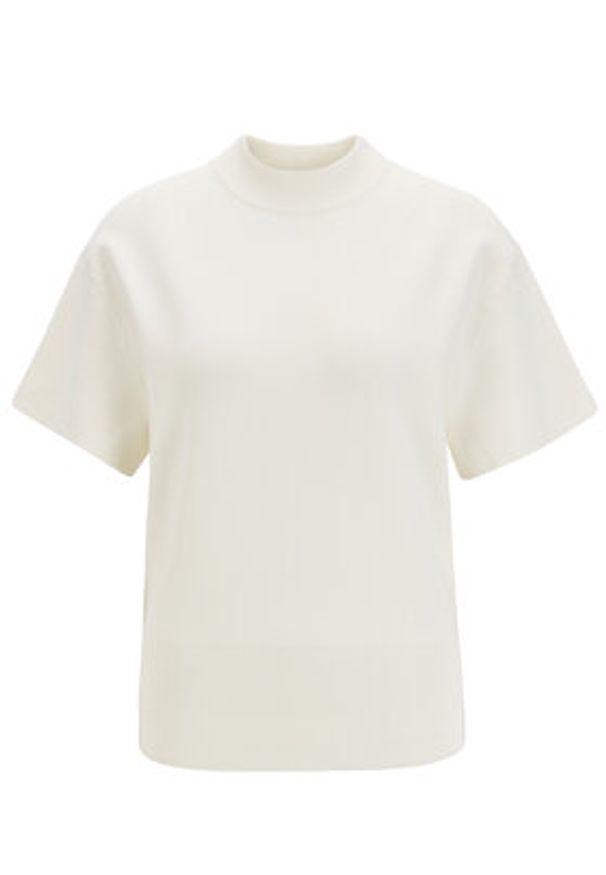 BOSS - Boss Sweter Felouise 50430405 Beżowy Regular Fit. Kolor: beżowy. Materiał: wiskoza