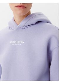 Alpha Industries Bluza Studio Edition 156042 Fioletowy Regular Fit. Kolor: fioletowy. Materiał: bawełna #4