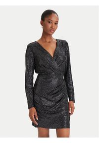 DKNY Sukienka koktajlowa DD5IZ632 Czarny Slim Fit. Kolor: czarny. Materiał: syntetyk. Styl: wizytowy #1