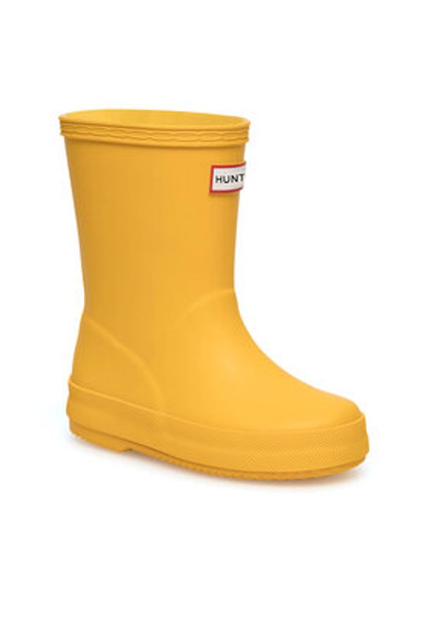 Hunter Kalosze HFC-02 Żółty. Kolor: żółty. Materiał: kauczuk, syntetyk