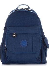 BAG STREET - Bag Street Plecak damski granatowy Bag Street 2229-DB. Kolor: niebieski. Styl: street #1