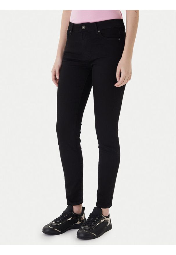 Guess Jeans Jeansy W4YA92 D5DL1 Czarny Skinny Fit. Kolor: czarny