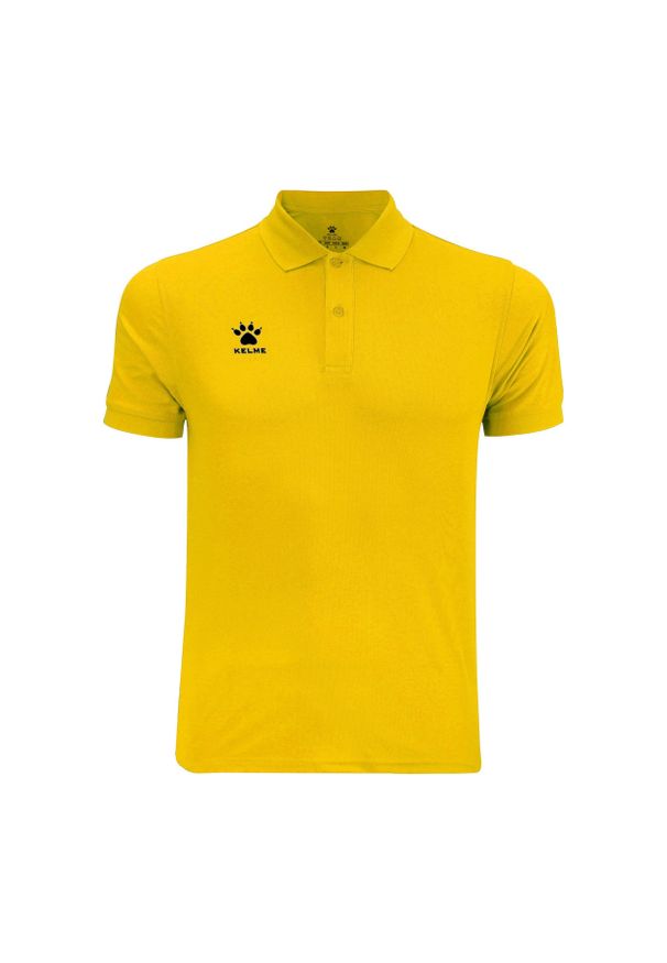 Kelme Polo Manga Corta Basic Amarillo Hombre. Typ kołnierza: polo. Kolor: żółty. Sport: piłka nożna