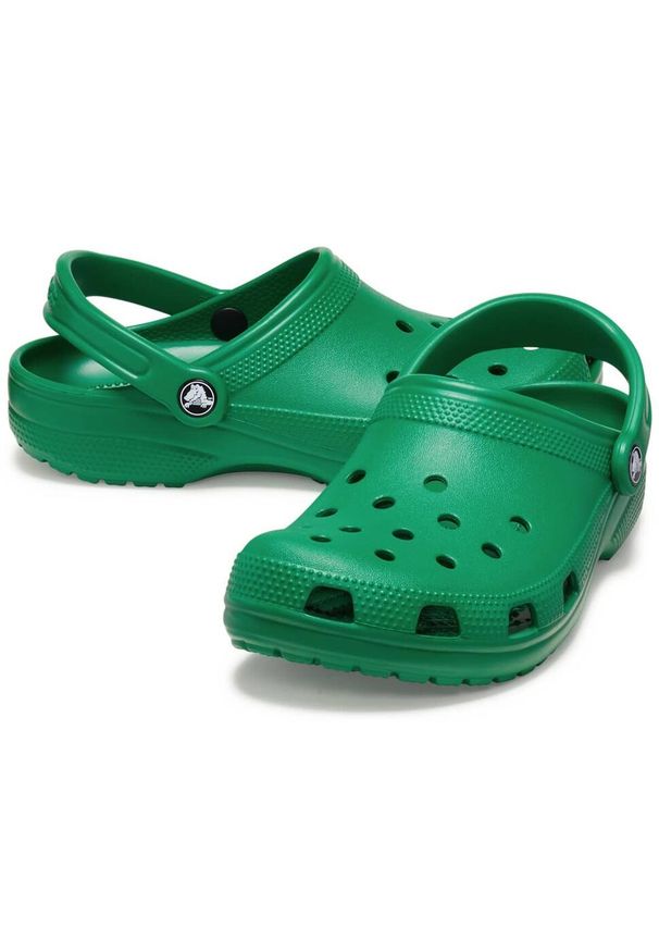 Crocs Clásico Zueco. Kolor: zielony. Materiał: syntetyk, materiał