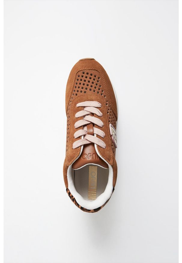 Liu Jo - Sneakersy damskie zamszowe LIU JO. Materiał: zamsz