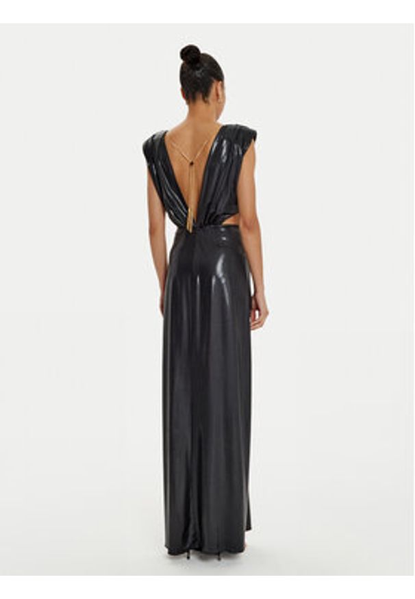 ACCESS FASHION Sukienka wieczorowa 44-3382-807 Czarny Regular Fit. Kolor: czarny. Materiał: syntetyk. Styl: wizytowy