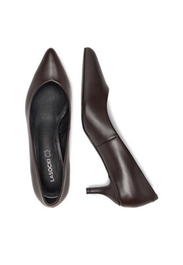 Lasocki Szpilki CEO-HY7375-1 Brązowy. Kolor: brązowy. Materiał: skóra. Obcas: na szpilce