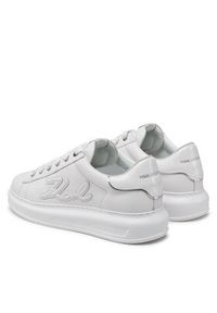 Karl Lagerfeld - KARL LAGERFELD Sneakersy Kapri KL52511K Biały. Kolor: biały. Materiał: skóra #6