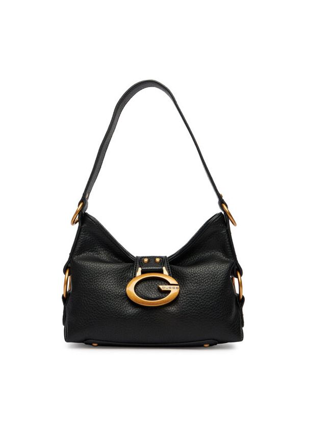 Guess Torebka Camden Mini HWBB93 08720 Czarny. Kolor: czarny. Materiał: skórzane