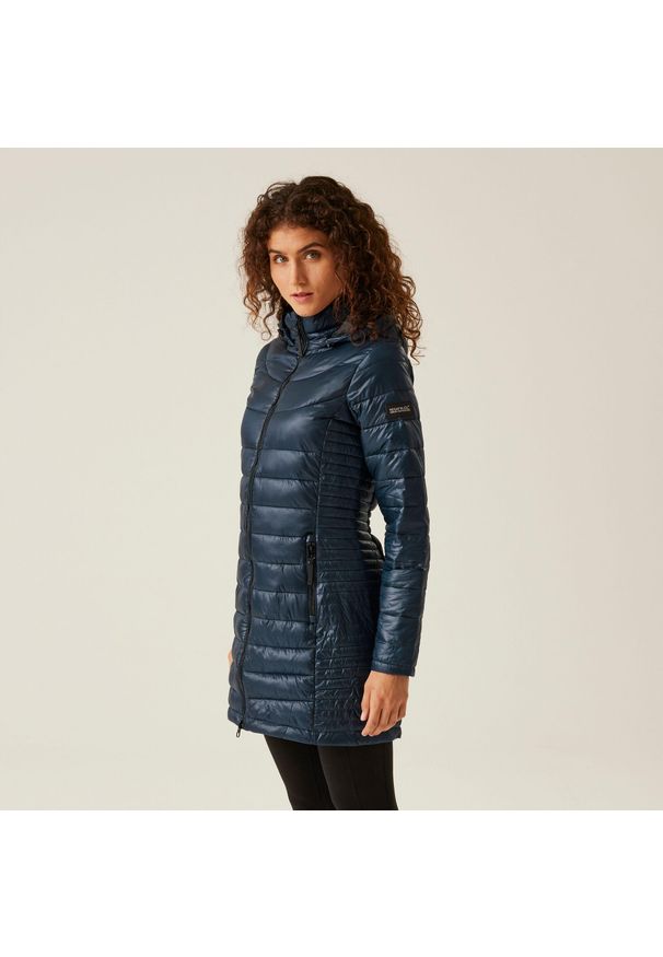 Regatta - Andel III Damska kurtka turystyczna z przegrodami. Kolor: niebieski. Sport: turystyka piesza