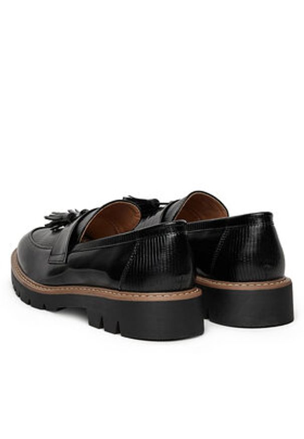 Clara Barson Loafersy WS6387-01 Czarny. Kolor: czarny. Materiał: skóra