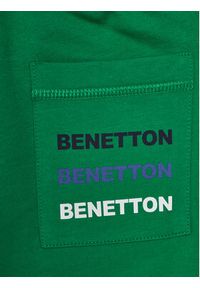 United Colors of Benetton - United Colors Of Benetton Spodnie dresowe 3BC1CF04P Zielony Regular Fit. Kolor: zielony. Materiał: bawełna #3