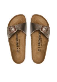 Birkenstock Klapki Madrid Bs 1020632 Złoty. Kolor: złoty. Materiał: skóra #7