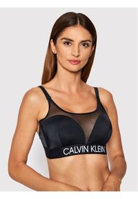 Góra od bikini Calvin Klein Swimwear. Kolor: czarny