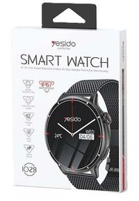 Smartwatch Yesido IO28 Smartwatch BT5.2 300mAh IP67 BLACK / CZARNY. Rodzaj zegarka: smartwatch. Kolor: czarny #1