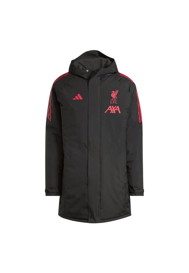 Adidas - Parka Tiro Stadium Liverpool FC 2025/26. Kolor: czarny. Sport: piłka nożna