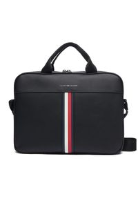 TOMMY HILFIGER - Tommy Hilfiger Torba na laptopa Th Metro Computer Bag AM0AM14517 Czarny. Kolor: czarny. Materiał: skóra #1