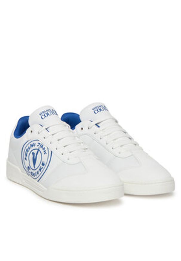 Versace Jeans Couture Sneakersy 78YA3SD1 Biały. Kolor: biały. Materiał: materiał