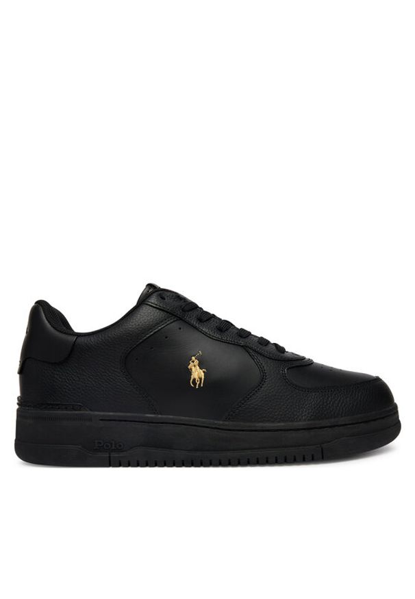 Polo Ralph Lauren Sneakersy Masters Crt Sk Ltl 809952270001 Czarny. Kolor: czarny. Materiał: skóra