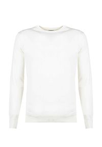 Xagon Man Sweter "C-neck" | A22081 & ELV19 | Mężczyzna | Kremowy. Okazja: na co dzień. Kolor: kremowy. Materiał: akryl, wełna, poliester, nylon. Styl: casual #3
