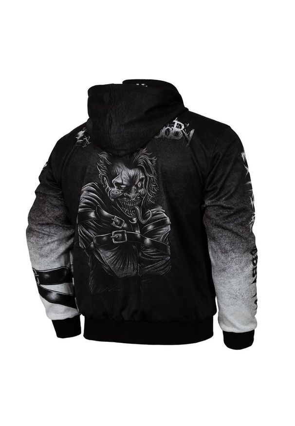 Bluza sportowa męska EXTREME HOBBY PSYCHO CLOWN. Typ kołnierza: kaptur. Kolor: czarny. Materiał: poliester