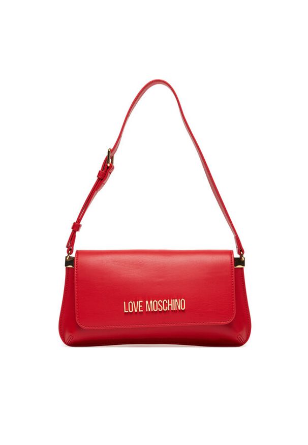 Love Moschino - LOVE MOSCHINO Torebka JC4058PP1NLO0500 Czerwony. Kolor: czerwony. Materiał: skórzane