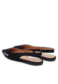 Love Moschino - LOVE MOSCHINO Baleriny JA11021G0MIM0000 Czarny. Kolor: czarny. Materiał: materiał #5