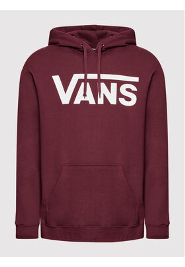 Vans Bluza VN0A456B Bordowy Regular Fit. Kolor: czerwony. Materiał: bawełna