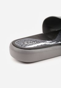 Born2be - Szare Sportowe Klapki Piankowe na Basen lub Plażę Daevo. Okazja: na plażę. Kolor: szary. Materiał: dresówka. Sezon: lato. Styl: sportowy #5