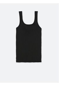 Simple Top TPD010 Czarny Regular Fit. Kolor: czarny. Materiał: wiskoza, syntetyk