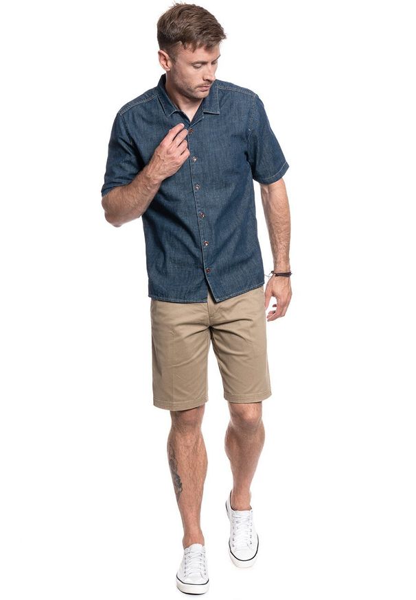 Mustang - MĘSKA KOSZULA JEANSOWA MUSTANG CHOPPER SHIRT 1009597 5000 880. Materiał: jeans